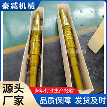 双螺杆挤塑机减速机单入双输出高扭矩采用人字齿自动抵消轴向力