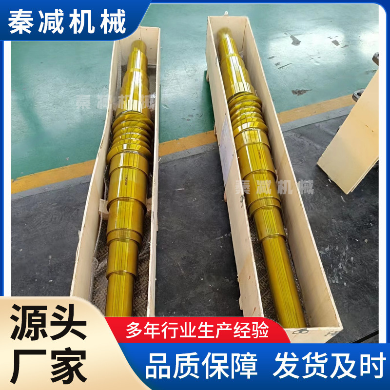 双螺杆挤塑机减速机单入双输出高扭矩采用人字齿自动抵消轴向力