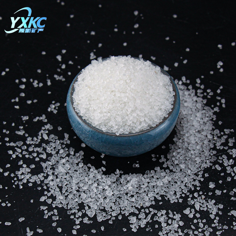 批发盐粒白色盐沙1-2mm水晶盐矿物盐热敷汗蒸房盐屋铺地白盐海盐