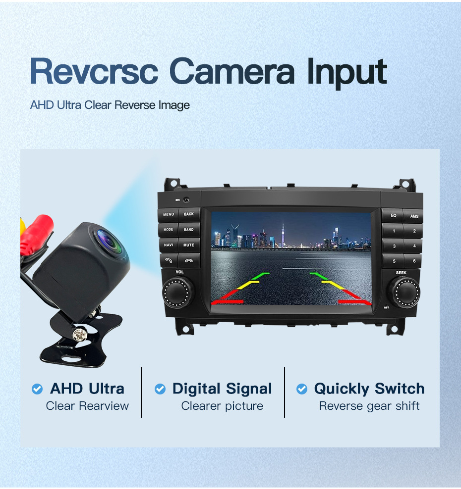 Suitable for Mercedes-Benz Clk W209 Amg Car Central Control Screen Navigation Reversing Image Radio Player