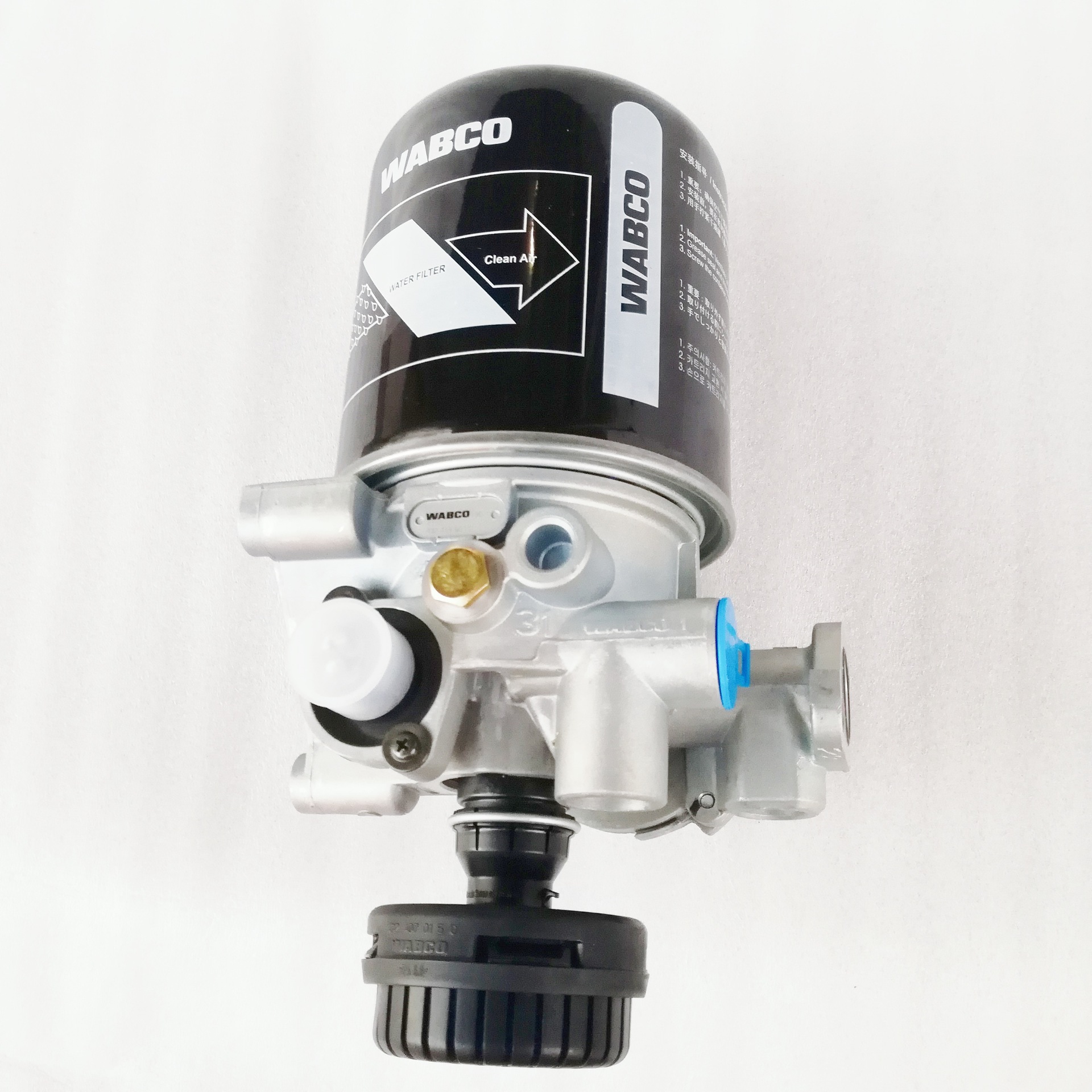 WABCO dryer assembly 4324159040, air dryer for heavy-duty trucks, brake treatment unit