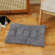 Gray Square Plush Velvet Mat, Universal Comfortable Kennel for Small, Medium and Large Dogs, Universal Pet Sleeping Mat for All Seasons