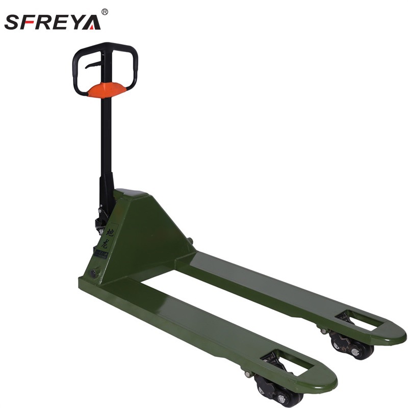SFREYA手动液压托盘搬运车液压搬运车地牛8吨液压搬运车液压叉车