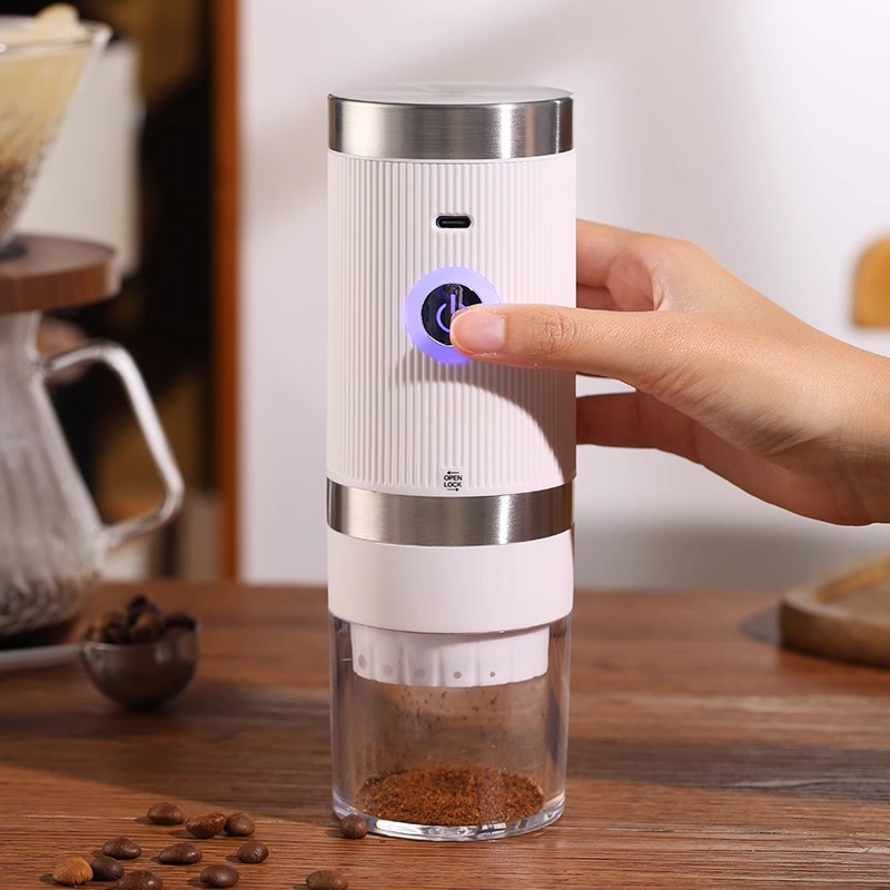 Bincoo Electric Bean Coffee Grinder Household Small Automatic Hand Coffee Grinder Portable Grinder