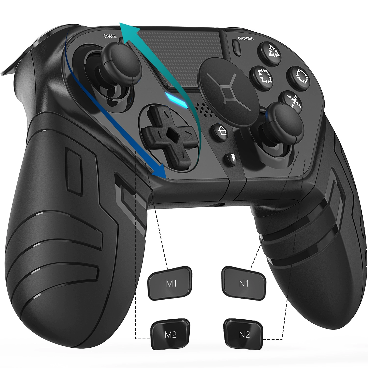 PS4 game controller silicone grip module body-sensing vibration PC mobile phone steam PS4 elite game console