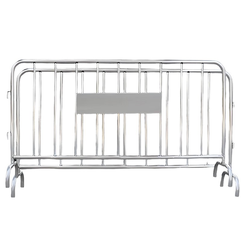 Ferro inoxidable caballo barrera de aislamiento móvil fábrica de suministro de supermercado metro escuela barrera de seguridad personalizada