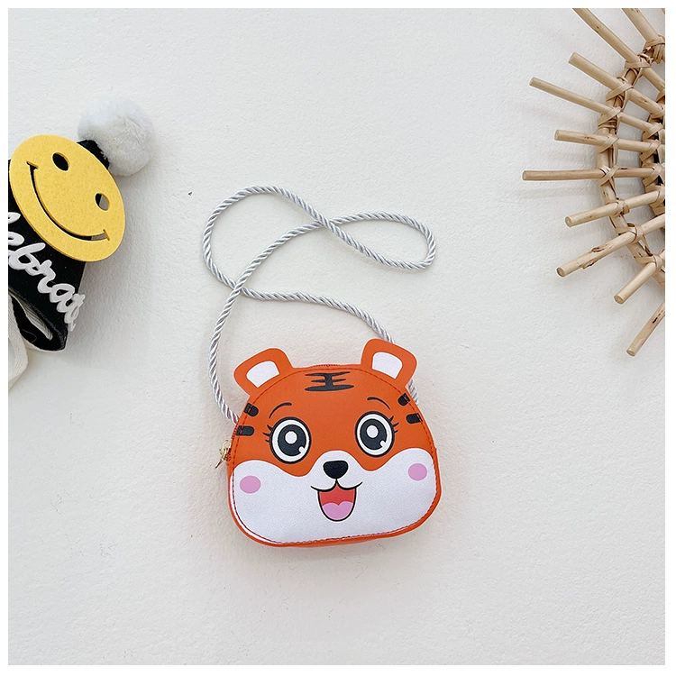 Cartoon polyurethane children's bag, one-shoulder bag, shoulder bag for leisure, small bag, wallet, 2022 collection, Korean style