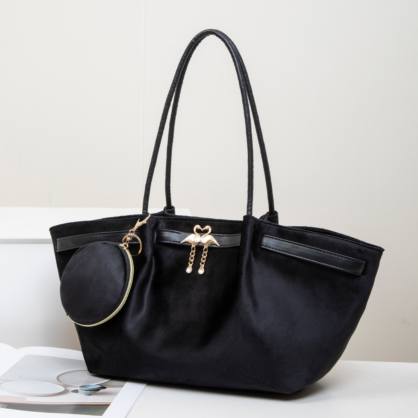 Bolso de gran capacidad retro Maillard bolso de brazo de mujer nueva moda bolso de hombro universal bolso de viaje popular