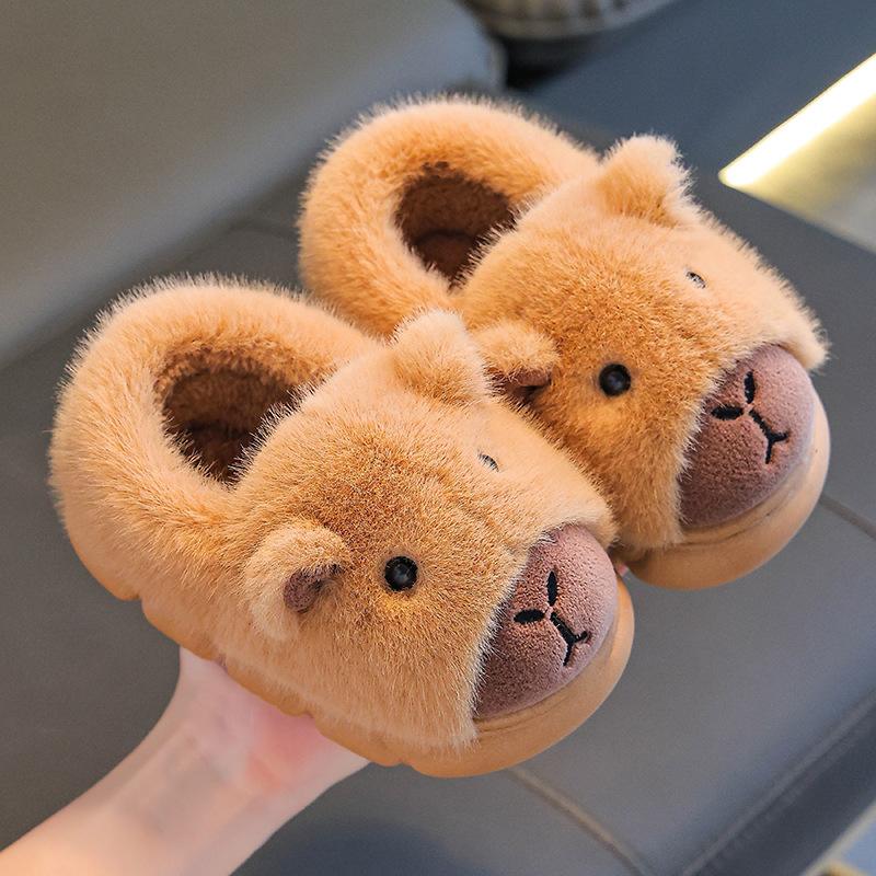 Bolsos de invierno para niños, zapatos de tacones de algodón para niños, zapatillas de algodón para padres y niños, niños mayores y niños.