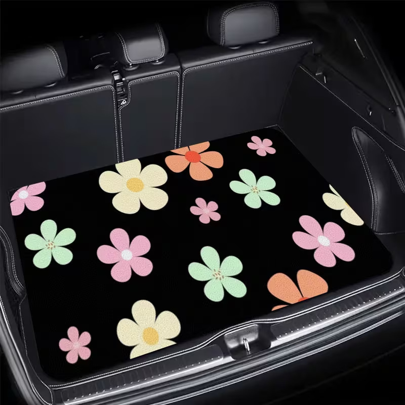 Universal car trunk mat, SUV trunk mat, decorative storage mat, dirt-resistant crystal velvet, cross-border mat, foot mat, blanket