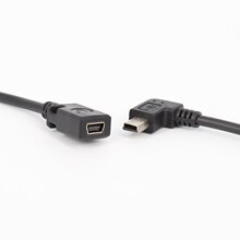 ���^Mini USB���Dĸ������ ֱ��90&deg;������USB����ĸ���L��