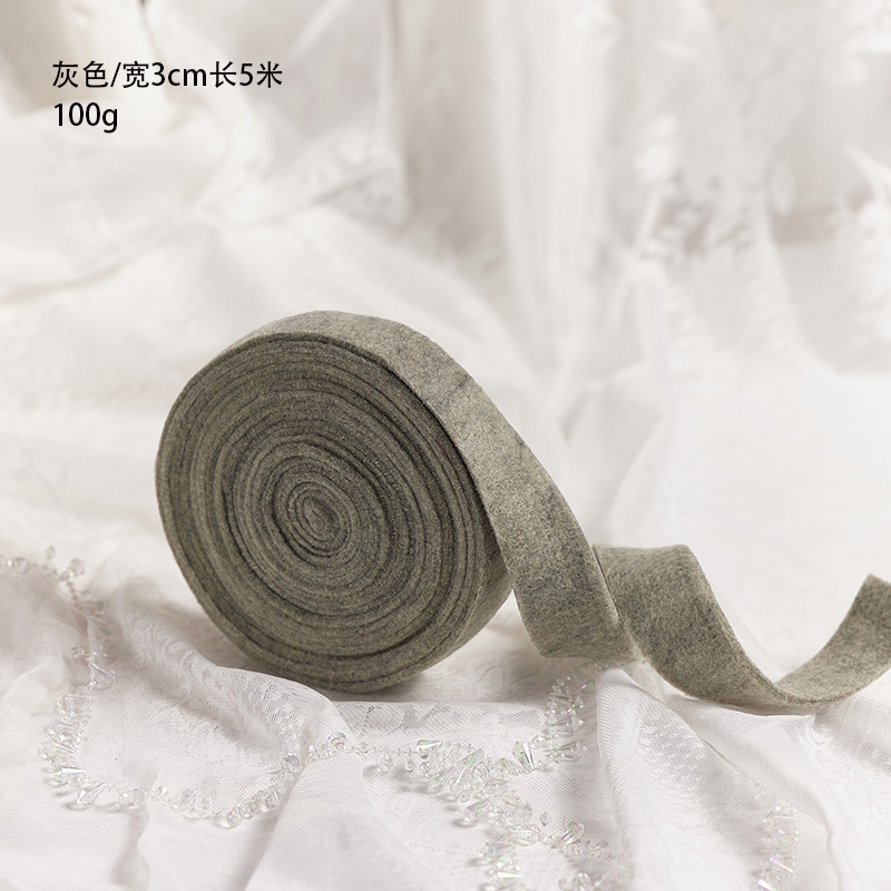 Coreano engrosado cinta de lana de Navidad hecha a mano DIY accesorios de arco material paquete de decoración de Navidad