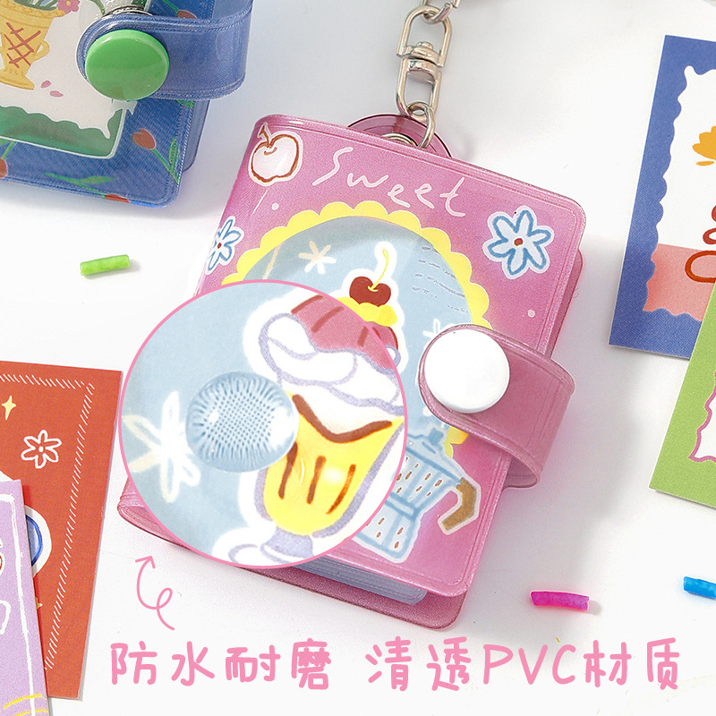 Letter's Lover MINI Card Book Fried Mao Xiaoguai Series Korean Cute Student Storage Album Loose-leaf Card Book