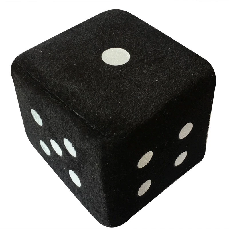 Plush dice, toy, doll for kindergarten, cartoon creative sponge pendant