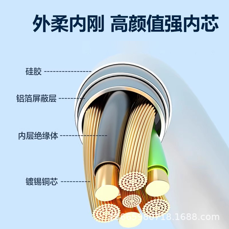 Mayorista 3C certificación 66Max100 / 120 Kit de cable de carga flash para cargador de cabeza de carga super rápida de Huawei