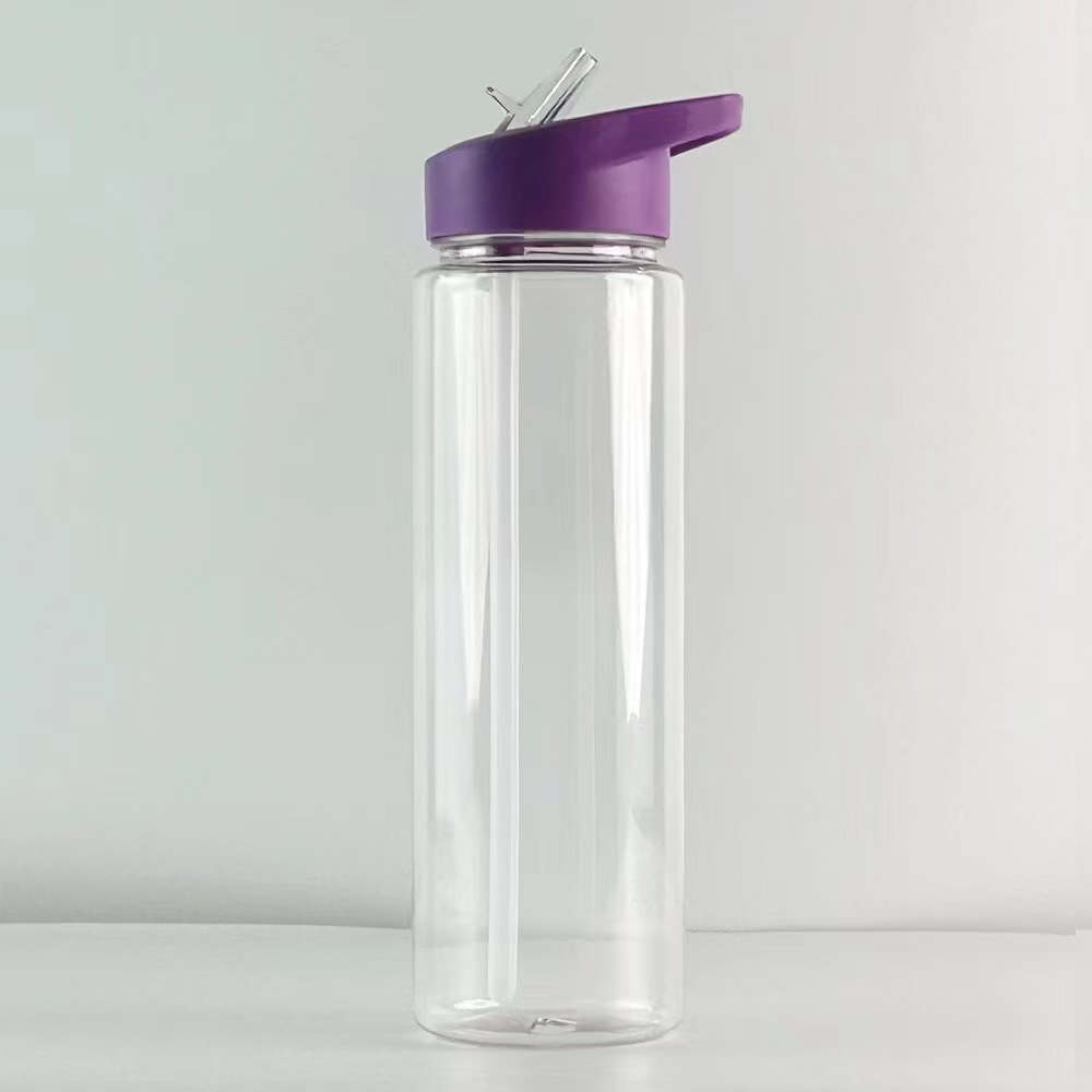 Ventas transfronterizas calientes nuevos materiales de protección ambiental coreanos hervidores deportivos al aire libre tazas de agua de plástico tazas de paja de plástico al por mayor