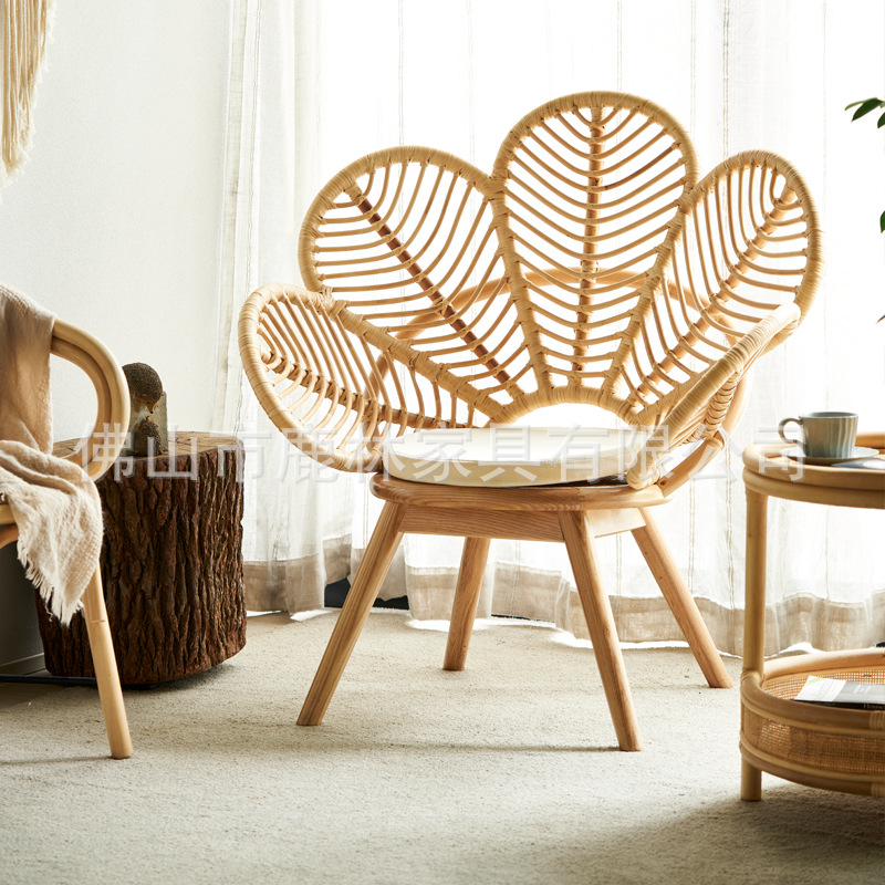 Makoto woven chair casual dining chair Jane Pet petal