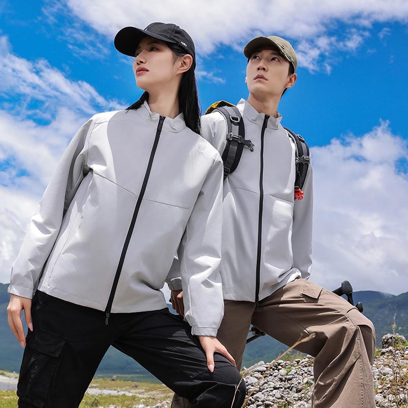 New Style Stand-Up Collar Anti-Static Thin Outdoor Jacket Waterproof Windproof Nylon Fashionable Unisex Jacket