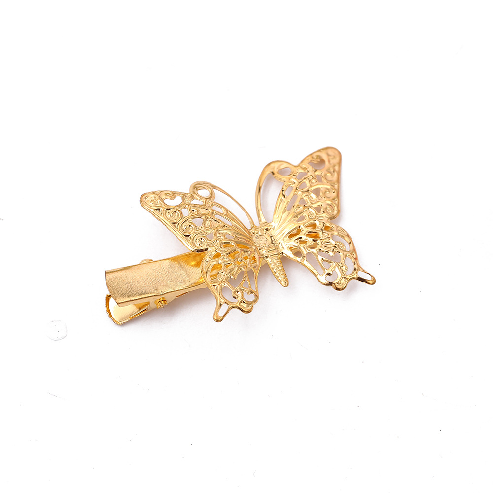 Plating Design Vintage Style, Classic Style Style Vintage Style Classic Style Women's Butterfly Metal Plating Hair Clip