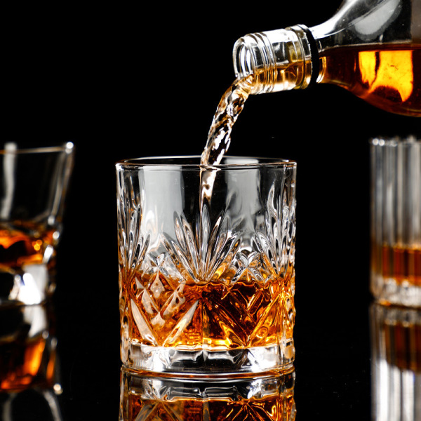 Crystal wineglass for whiskey