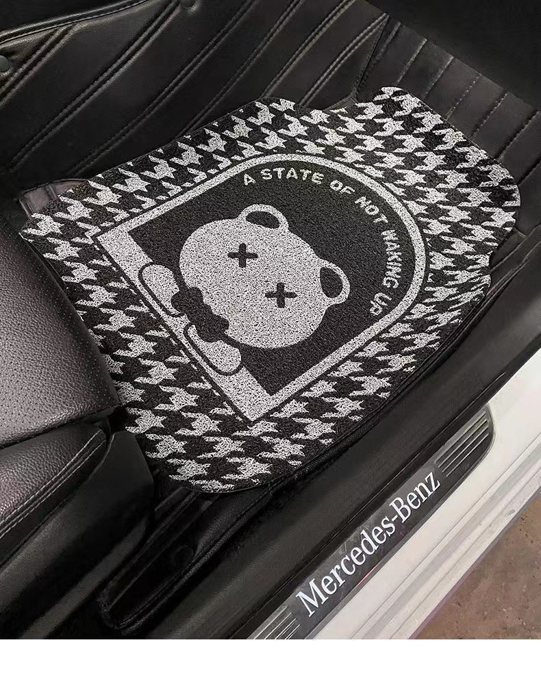 Universal Car Floor Mat Driver Side Silk Ring Wear-Resistant Mat