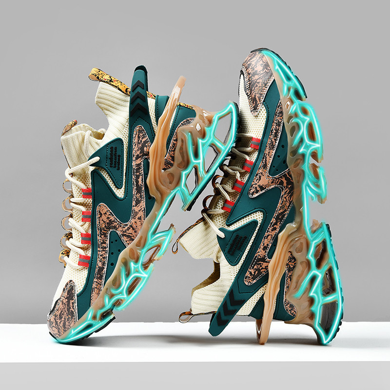 Men's shoes men's sneaker men's blade shoes high-top shoes White 2023 casual round toe lace-up Mens shoes