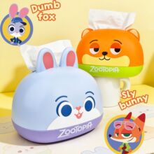 新款纸巾盒创意卡通纸巾筒小巧高颜值小动物家用桌面摆件纸巾盒