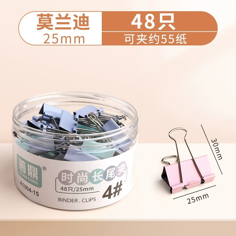 Molandi Long Tail Clip Multifunctional Office Simple Clip Clasificación mixta barril compacto Clip multipropósito