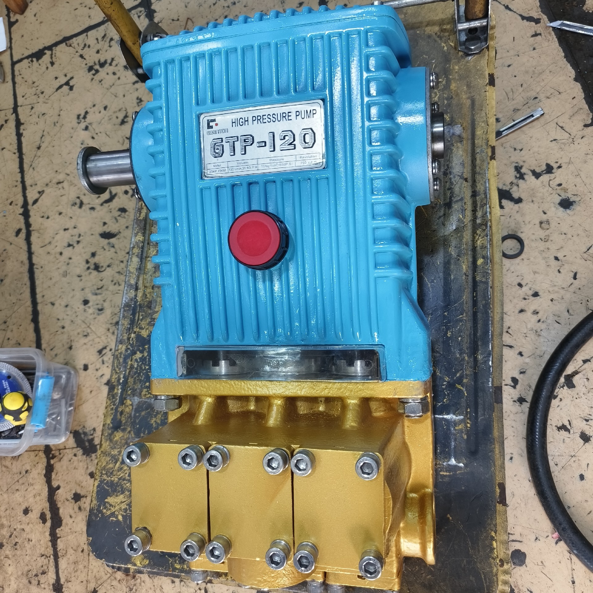 二手GTP-120高压泵大型洗车高压泵