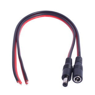 No. 18 DC line 2468 red and black double parallel line 5.5x 2.1mm male and female connector 5521 male and female single head line