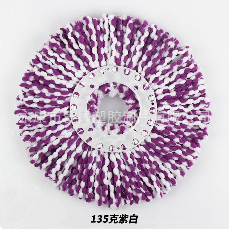 Fábrica al por mayor 16cm universal hogar mano lavado-libre engrosada redonda giratoria cabeza de la fregona accesorios de reemplazo