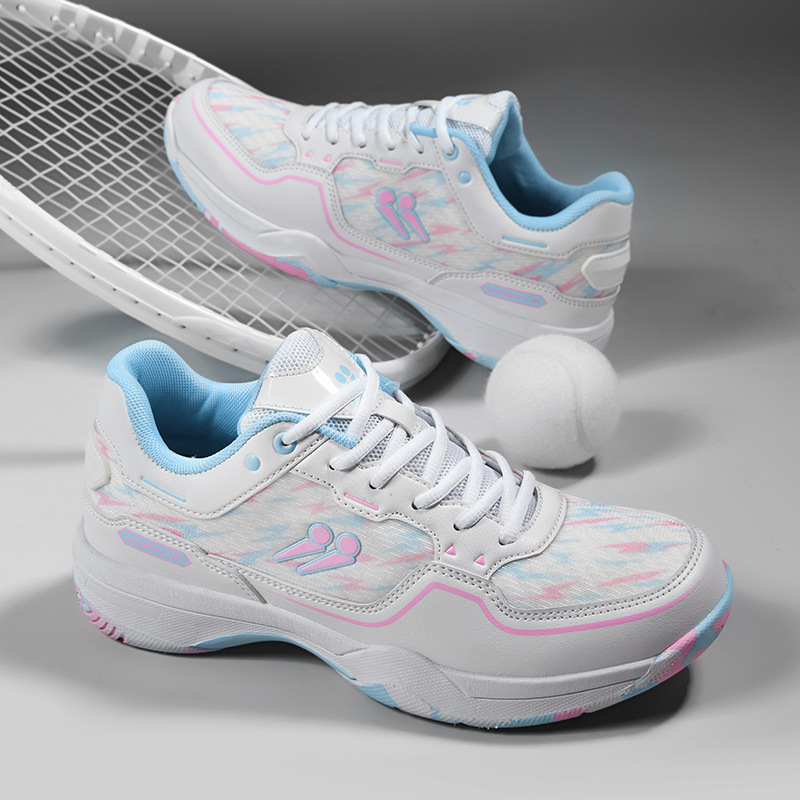 Nuevos zapatos de bádminton transfronterizos, zapatos de tenis para hombres y mujeres, zapatos de voleibol planos, zapatos de tenis de mesa ligeros