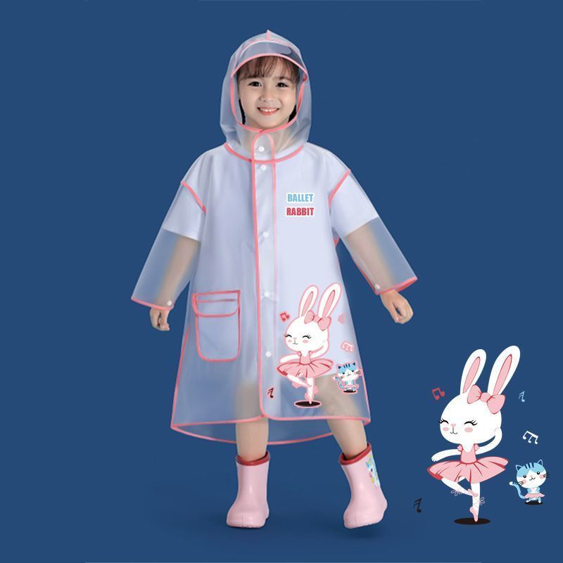 可爱儿童时尚雨衣卡通男孩女童幼儿园宝宝小学生上学防水专用雨衣|undefined
