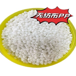 Jiangsu Cangzhou White PP White Non-woven Fabric No Impurity Specific Gravity Light Toughness Good Fat Soluble High Compound PP Good Gloss