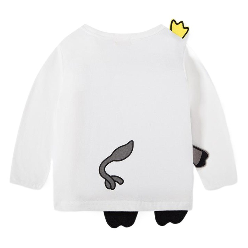 Fabricante líder de ropa infantil, venta directa, nueva camiseta de manga larga con dibujos animados para niños 2025, camiseta interior, envío directo de una sola pieza.