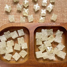 天然石水晶立体切面方糖珠子散珠diy手作手链项链串珠配件材料