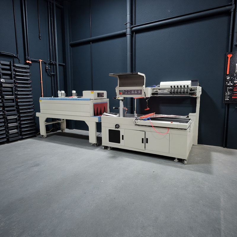 售后全自动边封机热收缩膜包装机L型收缩封口快递打包塑封机