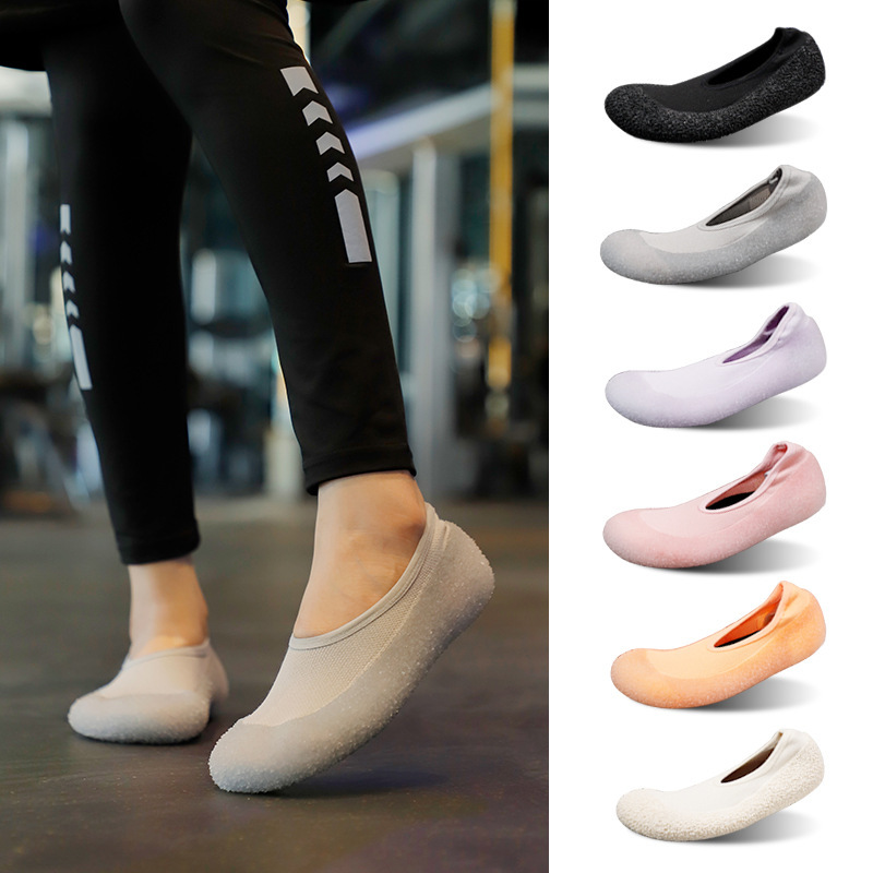 Indoor sneaker Ultra-light Quiet Gym Men's and Women's Treadmill Non-slip Shock Absorbing Soft Bottom Rope Skipping Yoga Socks