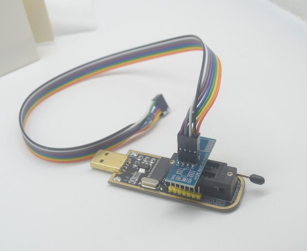 土豪金 CH341A编程器 USB 主板路由液晶 BIOS FLASH 24 25 烧录器-阿里巴巴