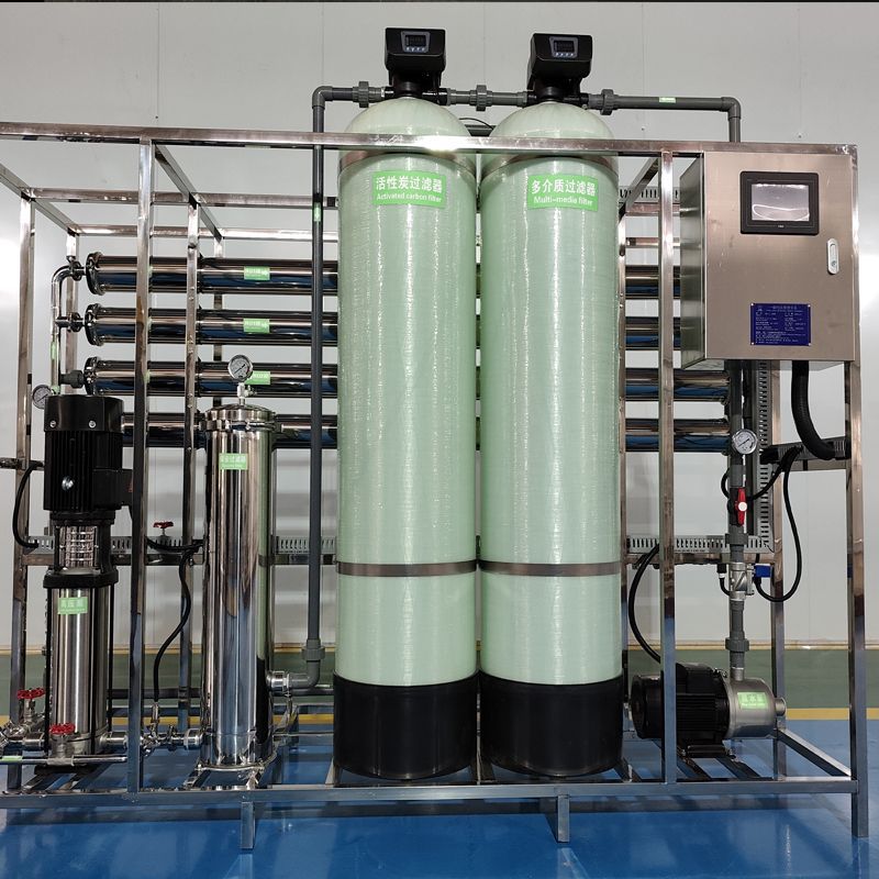0.25-50 Tonelada de equipos de tratamiento de agua purificada de ósmosis inversa industriales comerciales a gran escala RO membrana directa máquina de beber filtración de agua blanda