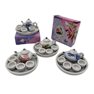 陶瓷玩具迷你小茶具泡工夫茶儿童过家家玩具套装送幼儿园潮汕茶艺