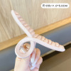 Brand big crab pin, shark, hairgrip, advanced hair accessory, South Korea, simple and elegant design, high-quality style