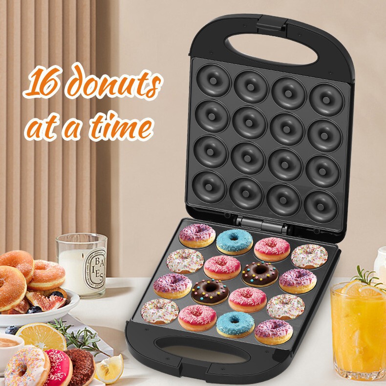 Foreign Trade Export Donut Machine Cake Machine Baking Machine 16-Hole Bread Machine Household Automatic Baking Machine Factory Wholesale Foreign Trade Export Donut Machine Cake Machine Baking Machine 16-Hole Bread Machine Household Automatic Baking Machine Factory Wholesale