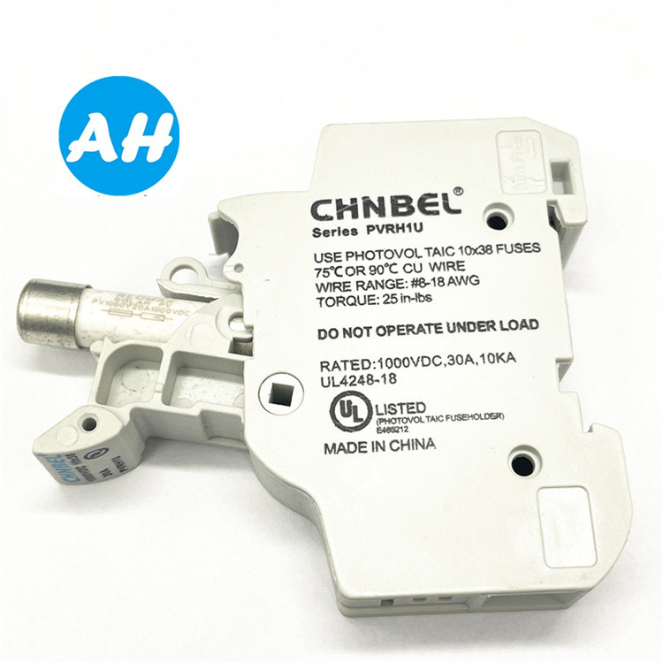 PV熔断器保险丝座10*38陶瓷保险丝高压熔断器光伏保险丝座新能源