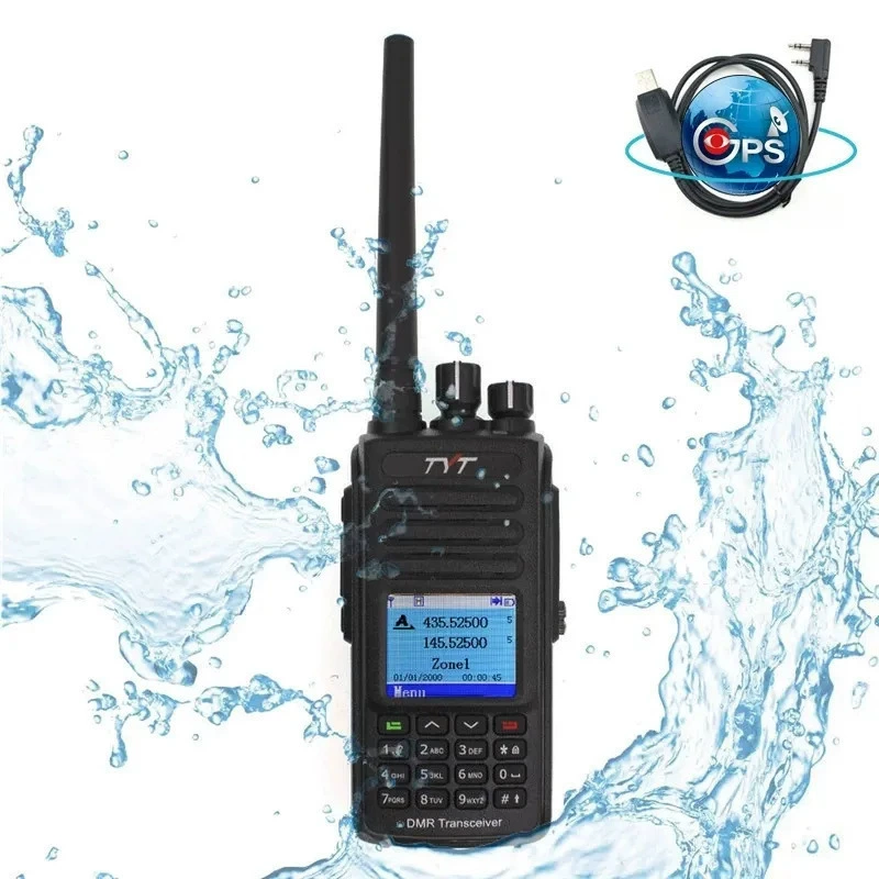 TYT MD-UV390 водонепроницаемая DMR цифровая радиосвязь IP67, для гражданского использования, для дальнобойной связи, настольный интерком