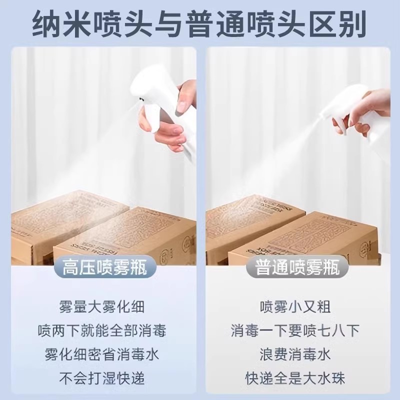 botella de pulverización de alta presión desinfección de alcohol botella de pulverización continua viajes portátiles jardinería vasos de riego