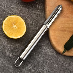 ステンレス鋼の皮むき器家庭用ストレート一言果物と野菜メロンの皮むきジャガイモの皮むきナイフキッチンガジェットチップ省力化