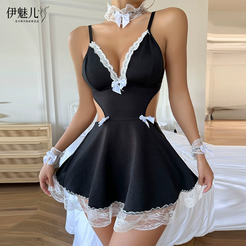 Кружевное белье, сексуальная пижама, AliExpress, Wish, европейский стиль, V-образный вырез, утягивающий эффект