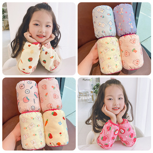 Baby sleeves waterproof and anti-fouling baby winter children's sleeves eating oil-proof sleeves for boys and girls girls sleeves
