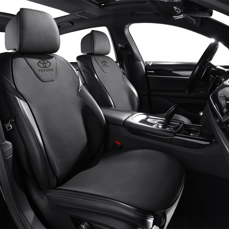 RAV4 Leather: Toyota Modelə uyğun (Original) oturacaq örtükləri - leather-custom-double-seat-note-color-and-model-toyota-custom-leather-saddle-cushion